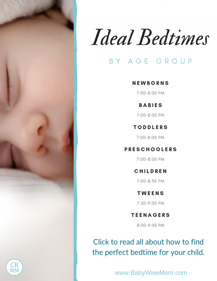 Tips For Finding Your Child's Ideal Bedtime - Babywise Mom