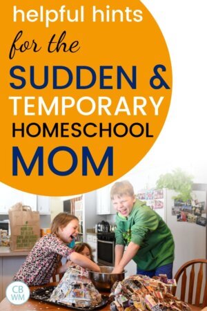 Helpful Hints for the Sudden and Temporary Homeschooling Parent