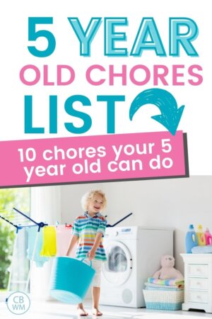 10 Chores Your Five Year Old Can Do - Babywise Mom