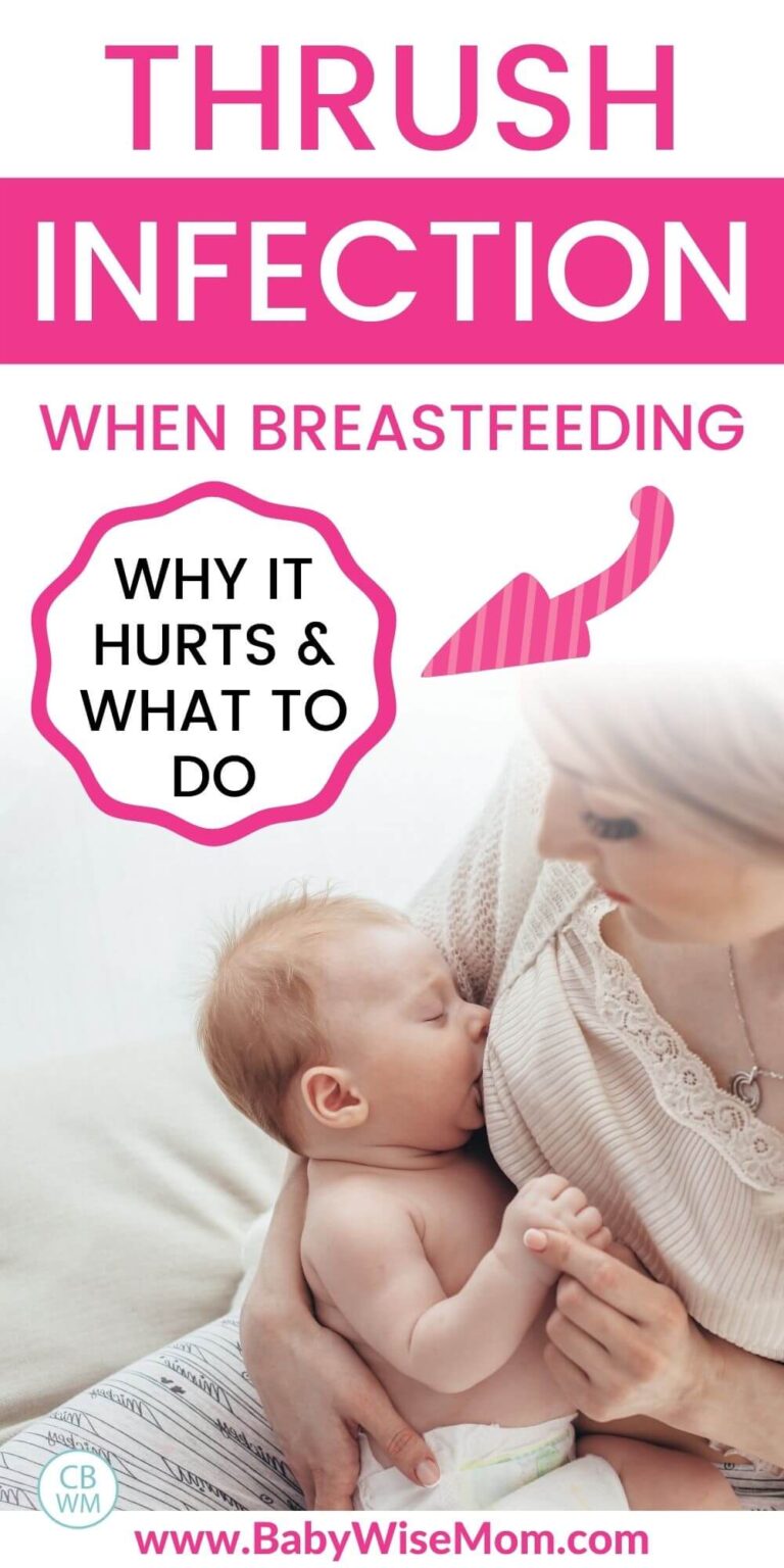 Thrush Infection When Breastfeeding Babywise Mom