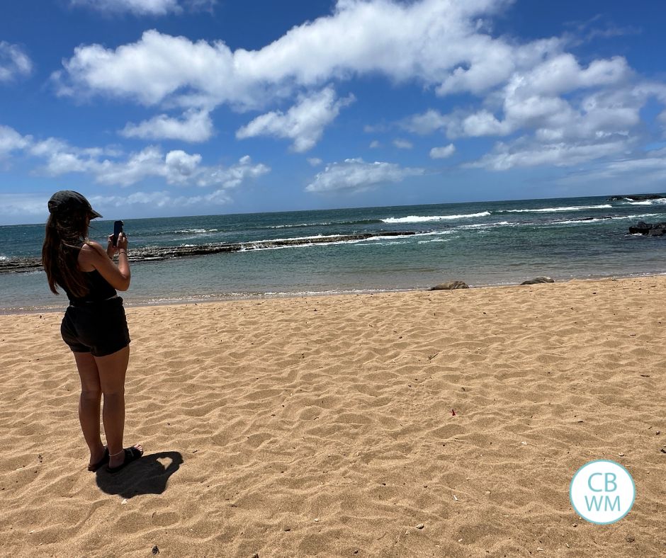 Kaitlyn at Salt Pond Beach