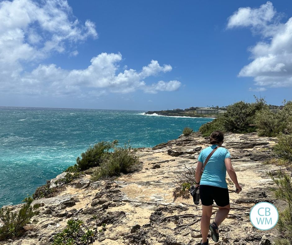 Shipwreck beach hike