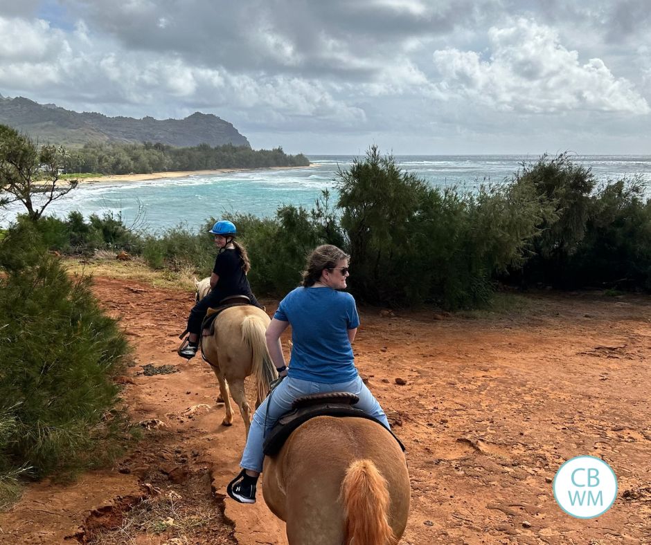 Horseback riding in Kauai