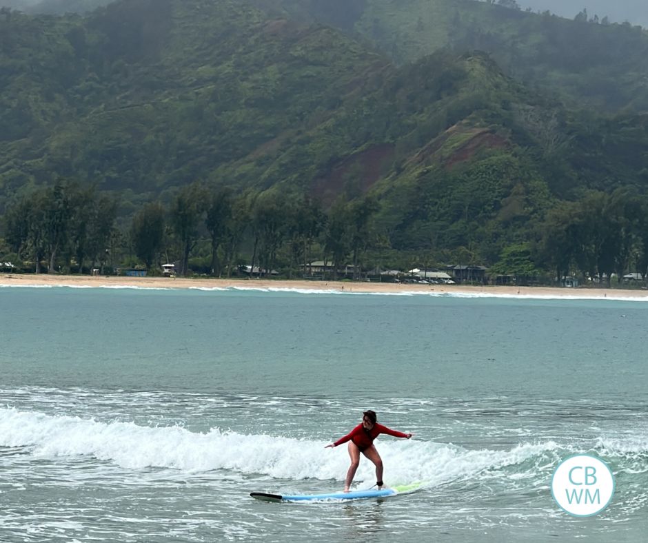 Surfing lessons